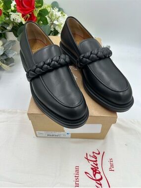Men’s Christian Louboutin URBINO leather loafer size 43 made in Italy